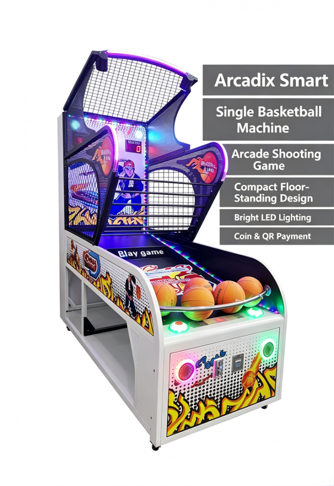 SINGIE BASKETBAII  MACHINE