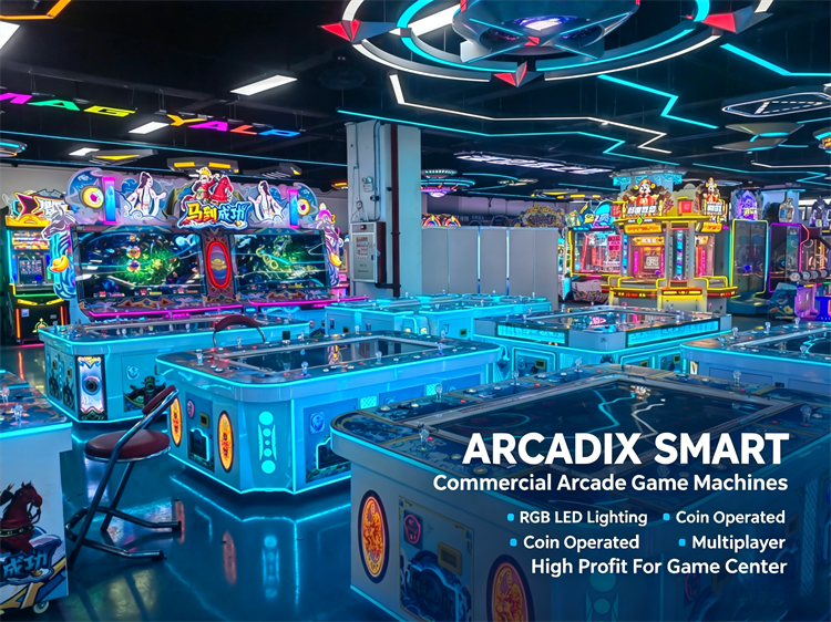LCD Flat Panel Fish‑Shooting Redemption Arcade Machine